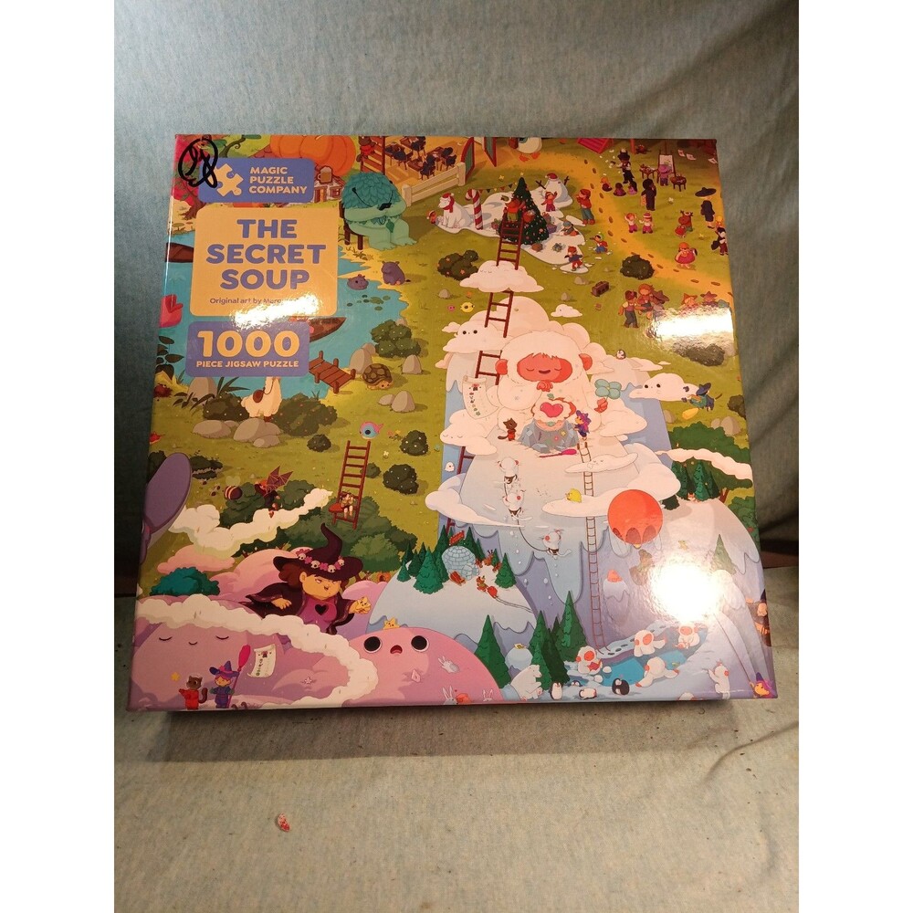 The Secret Soup  1000 Piece Jigsaw Puzzle from Magic Company 100% Complete